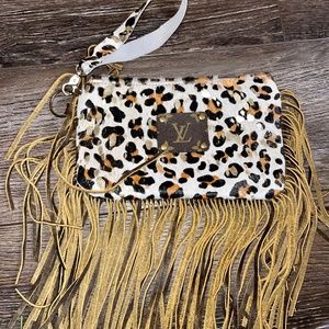 Upcycled Leather wrislet